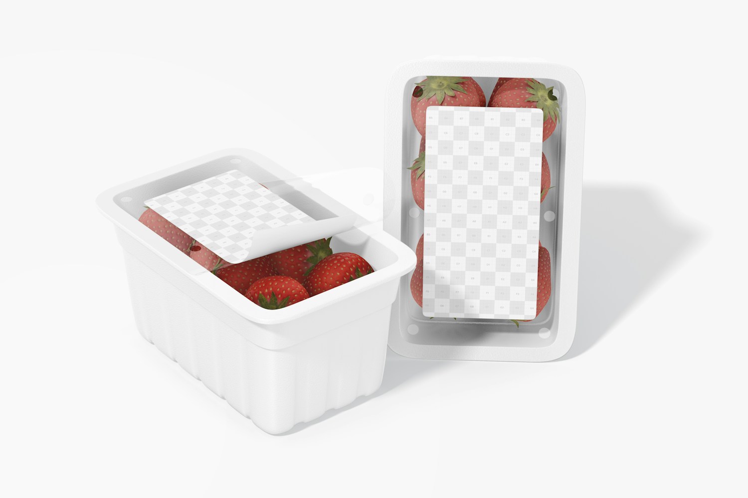 Rectangular Fruit Packaging Mockup