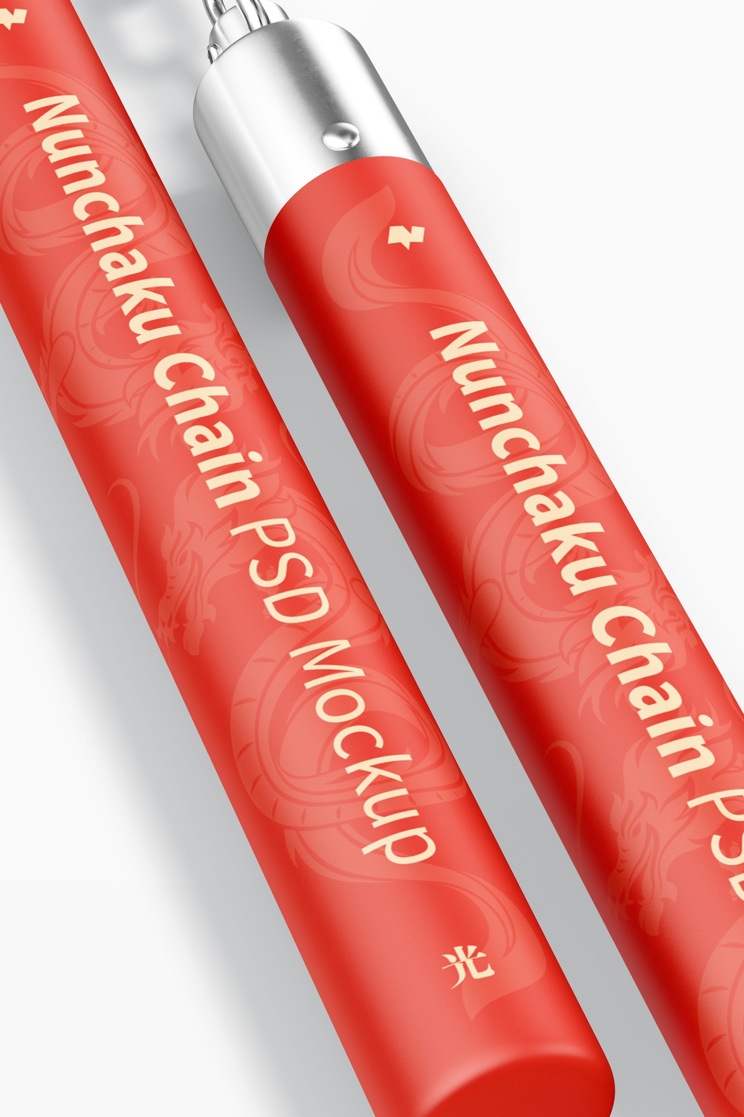 Maqueta de Cadena Nunchaku, Primer Plano Maqueta de Cadena Nunchaku, Primer Plano