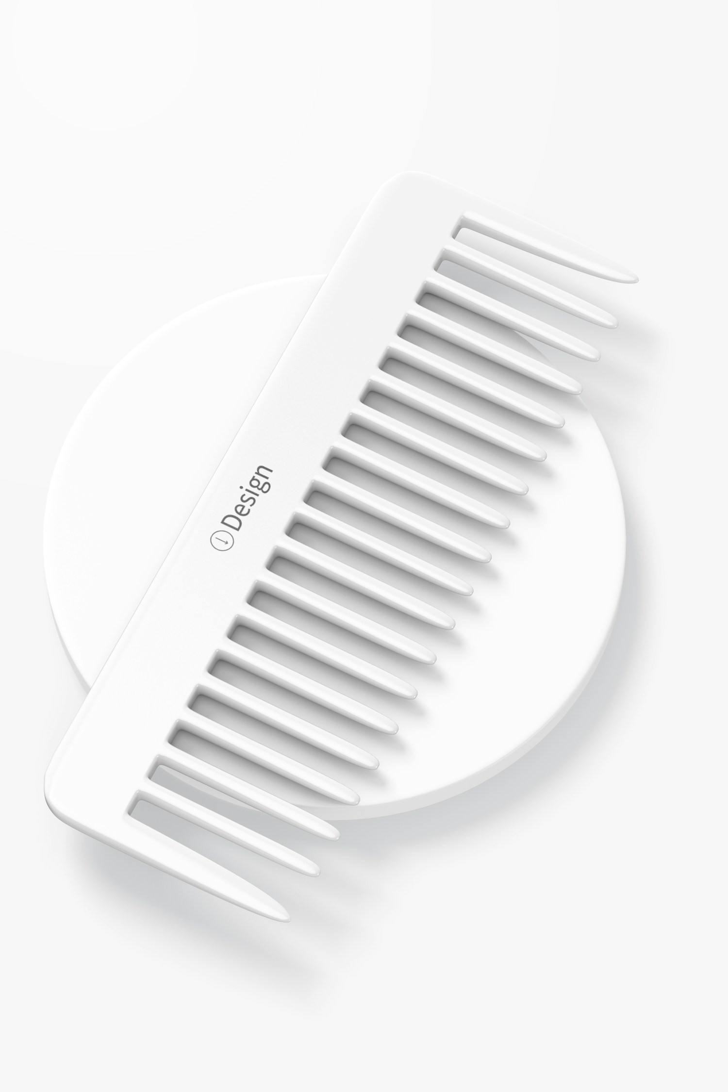 Hair Comb Mockup, Perspective View