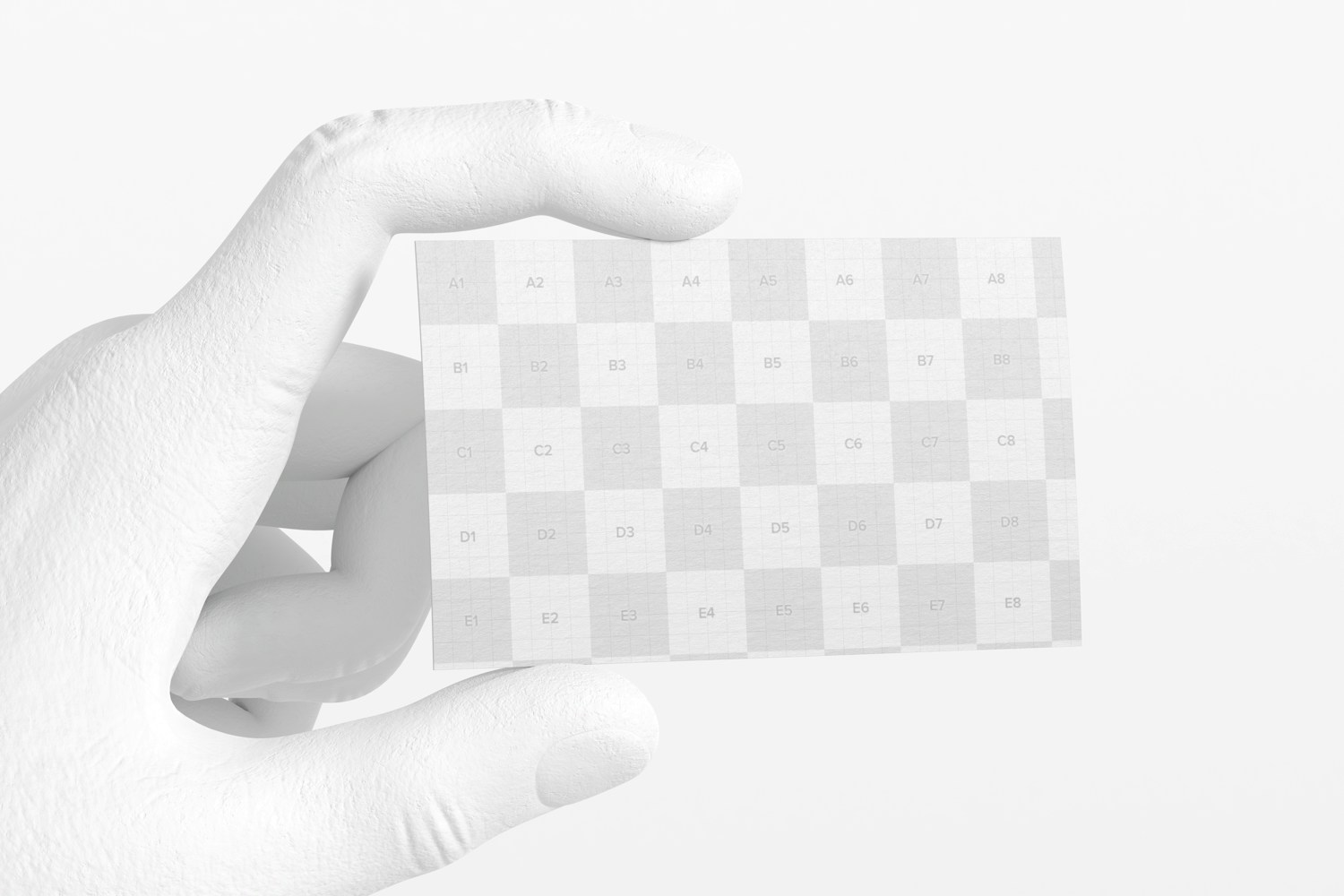Japan Landscape Business Card with Hand Mockup Japan Landscape Business Card with Hand Mockup