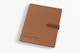 Leather Folder with Tab Mockup