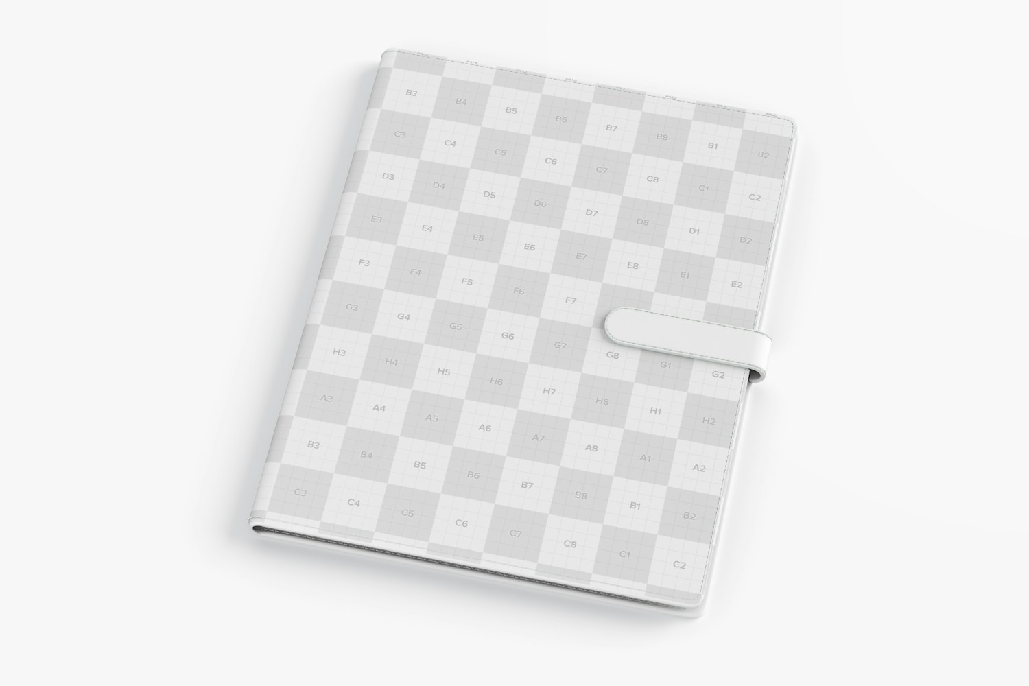 Leather Folder with Tab Mockup Leather Folder with Tab Mockup