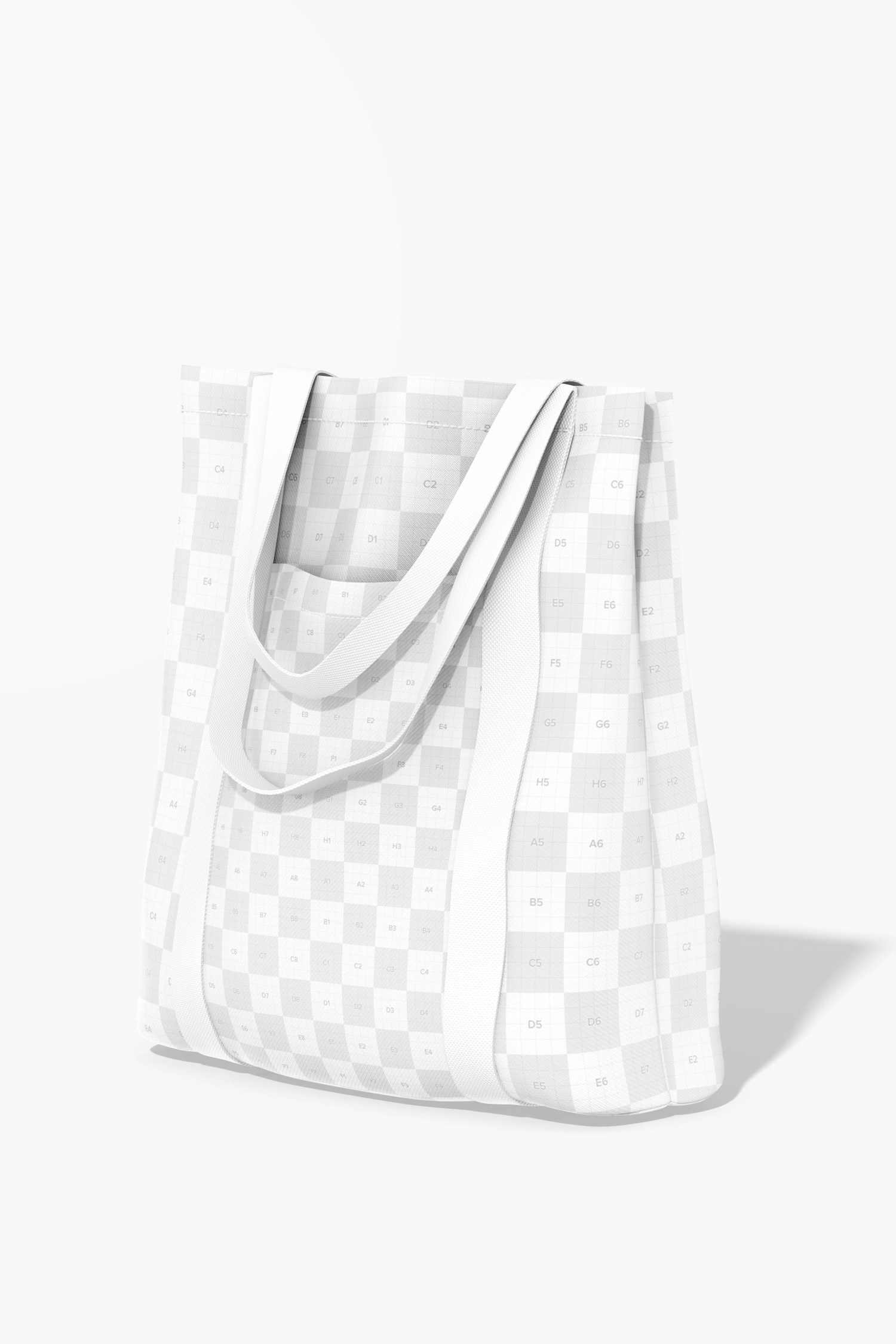 Tote Bag with Front Pocket Mockup, Right View