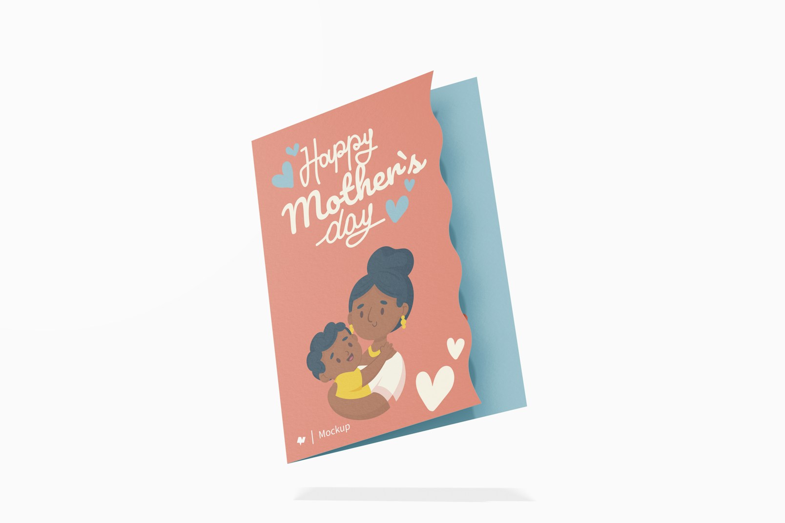 Maqueta de Tarjeta Plegable del Día de las Madres