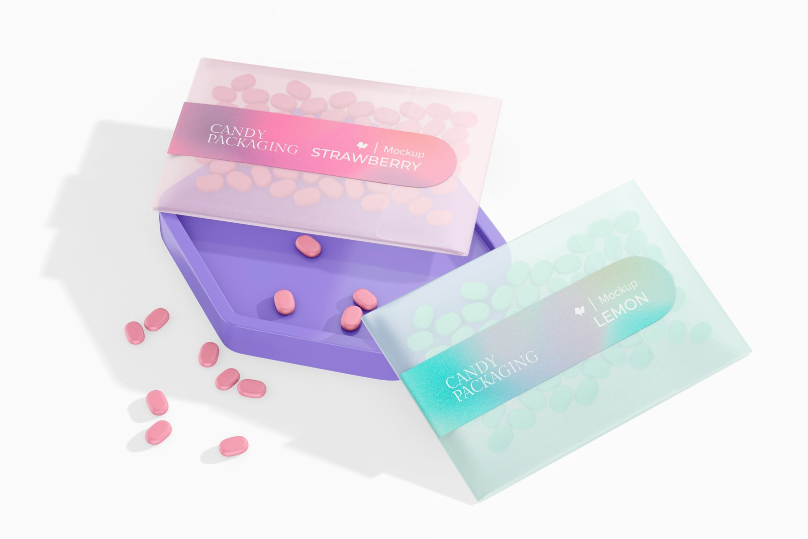 Paper Envelopes for Candy Mockup 02
