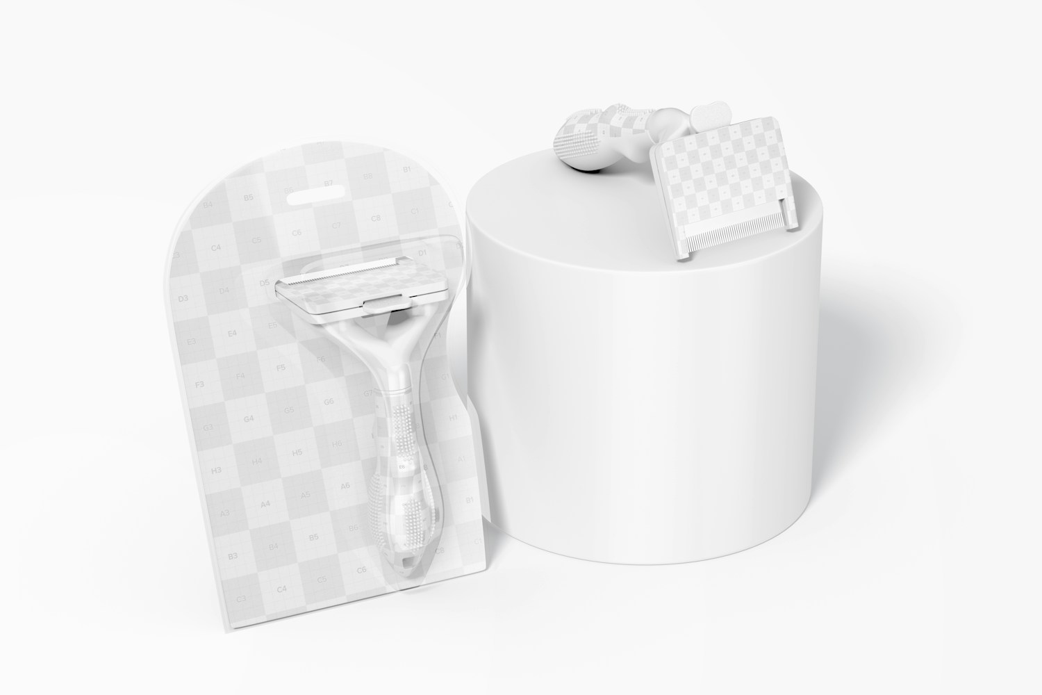 Deshedding Brushes Packaging Mockup Deshedding Brushes Packaging Mockup