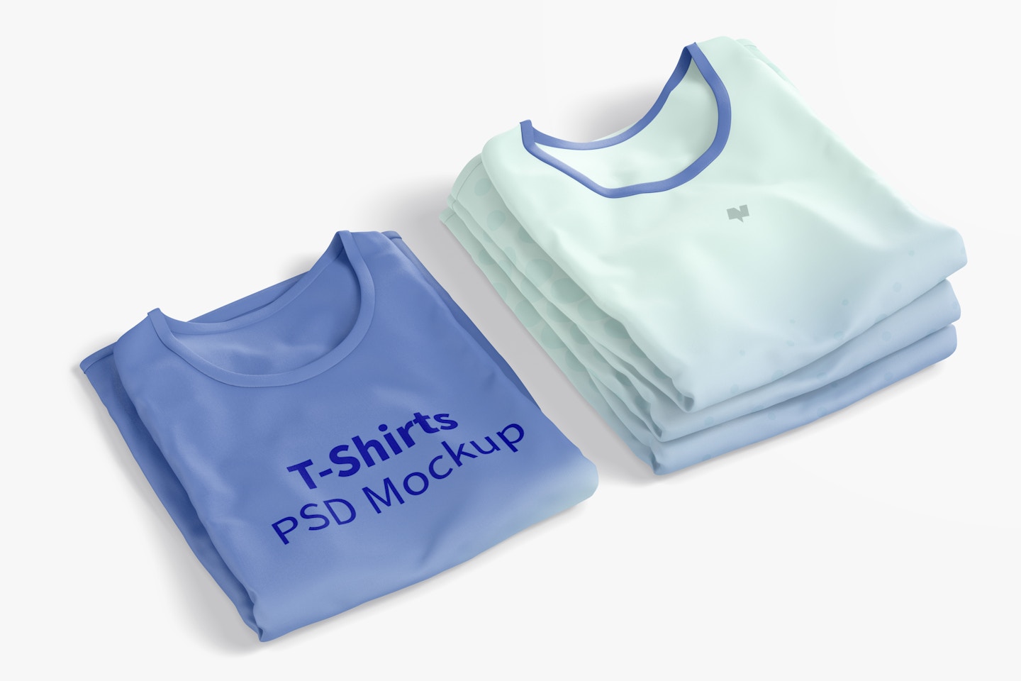 T-Shirts Mockup, Folded
