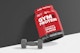 Protein Powder Container with Label Mockup, Leaned