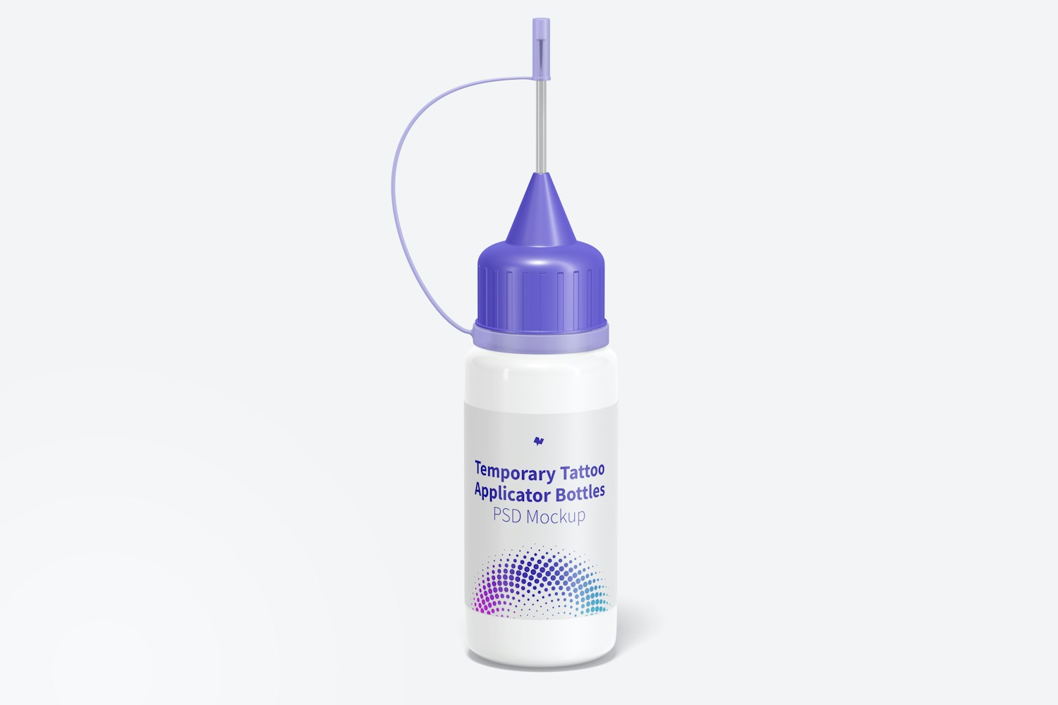 Temporary Tattoo Applicator Bottle Mockup Temporary Tattoo Applicator Bottle Mockup