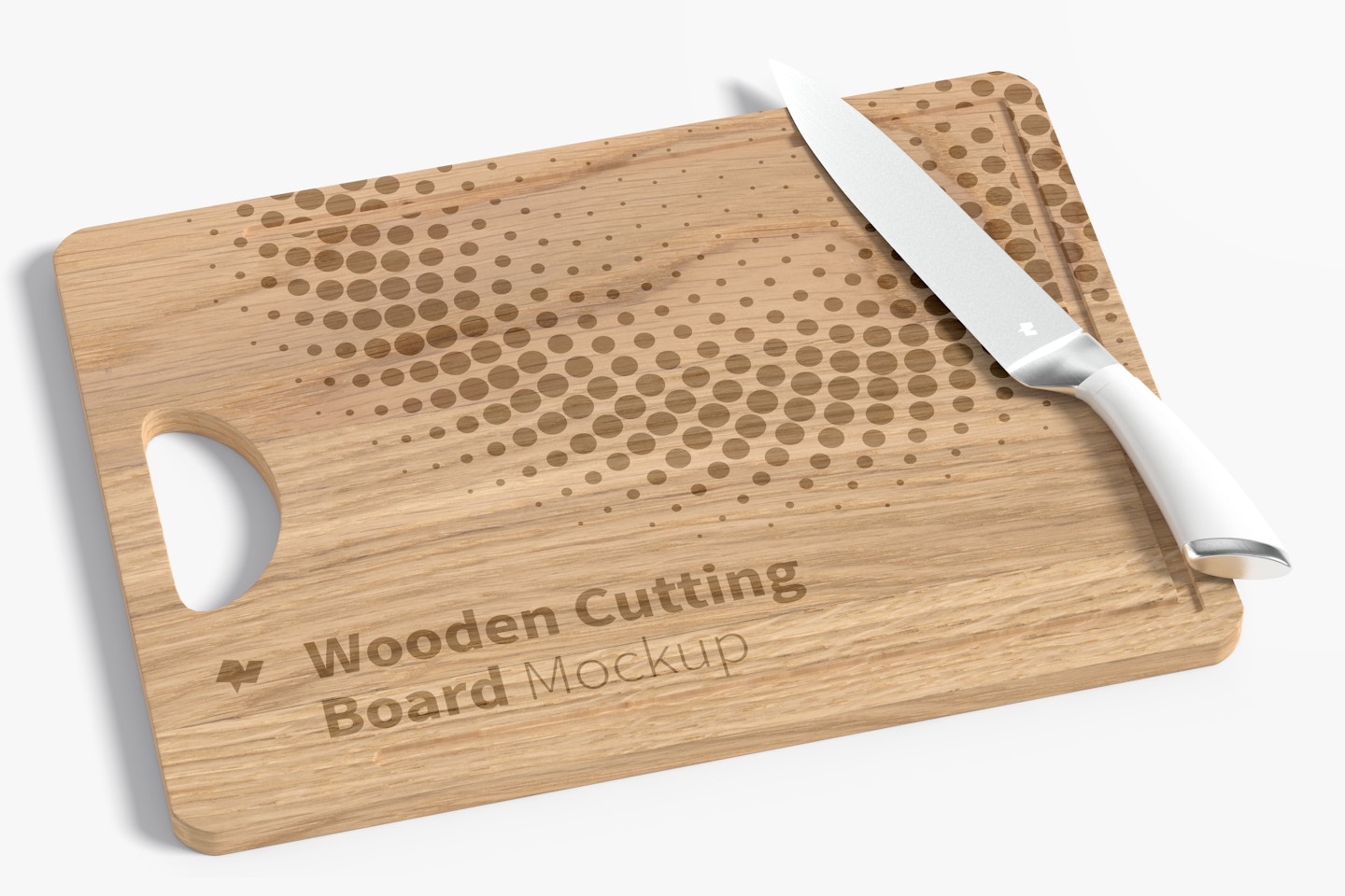 Wooden Cutting Board Mockup