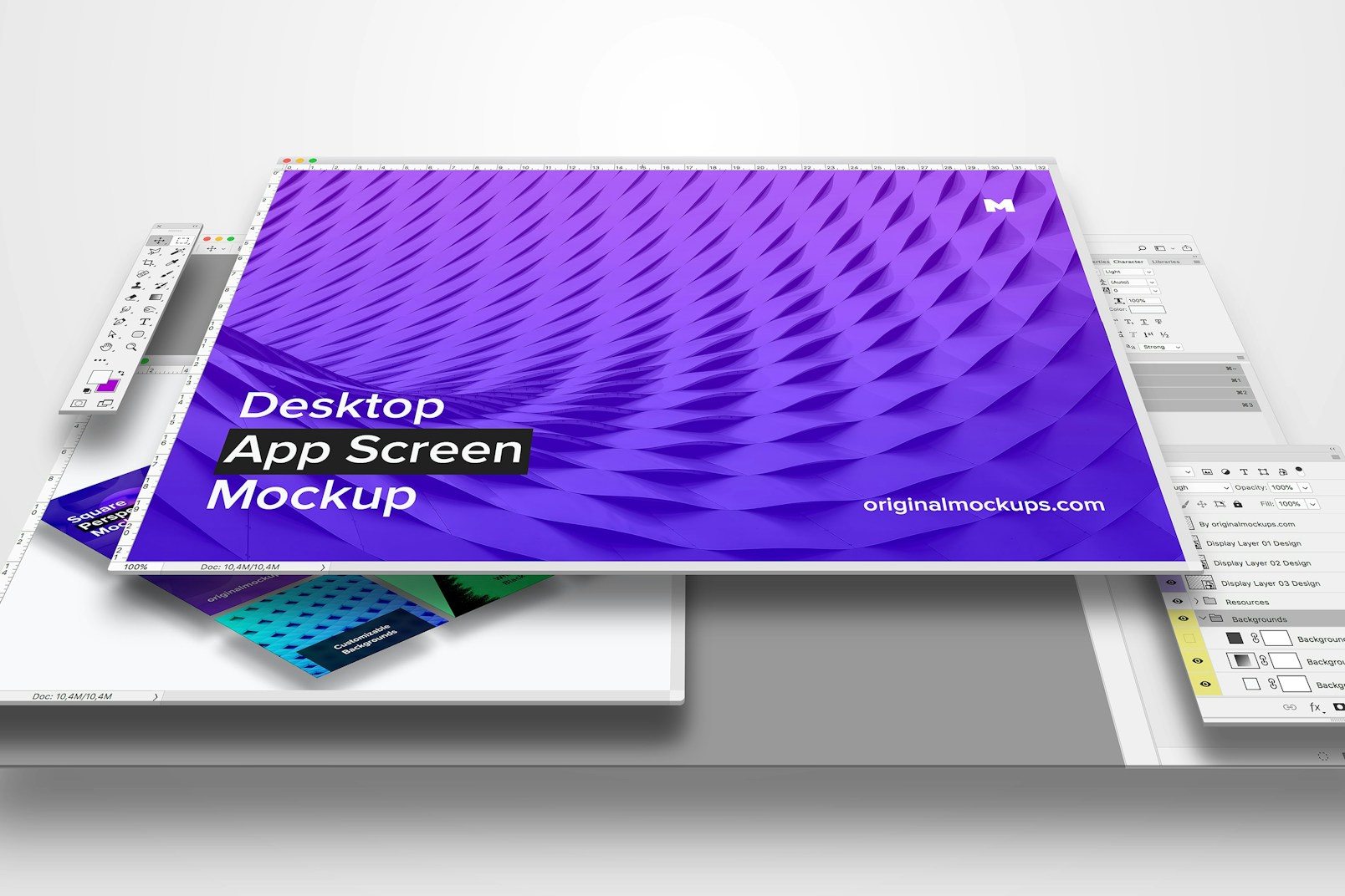 Desktop App Screen Mockup 01