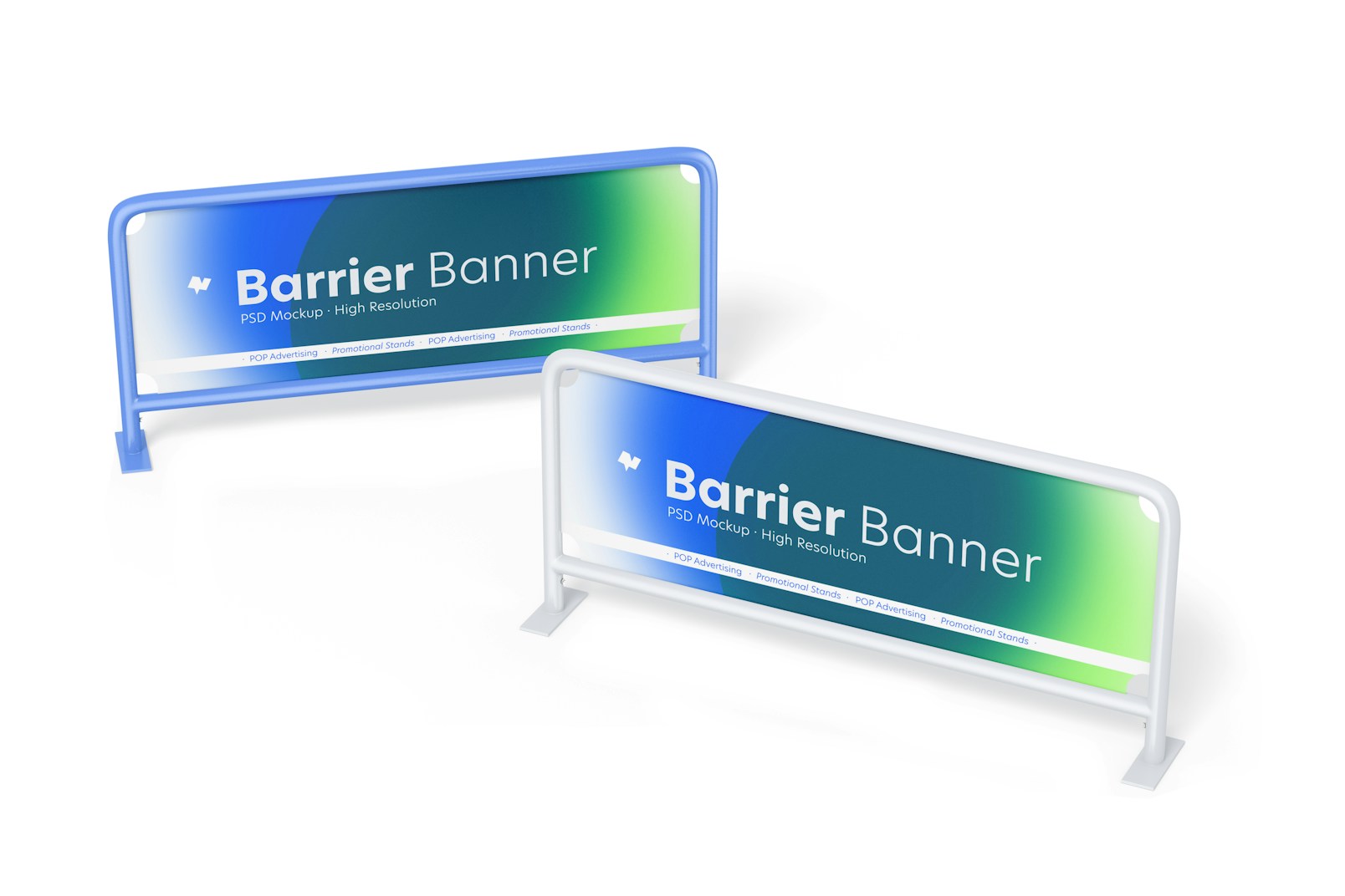 Barriers Banner Mockup