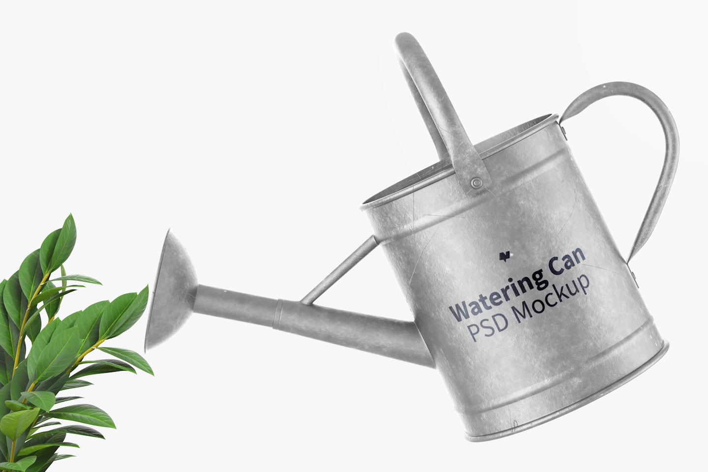 Watering Can Mockup, Side View