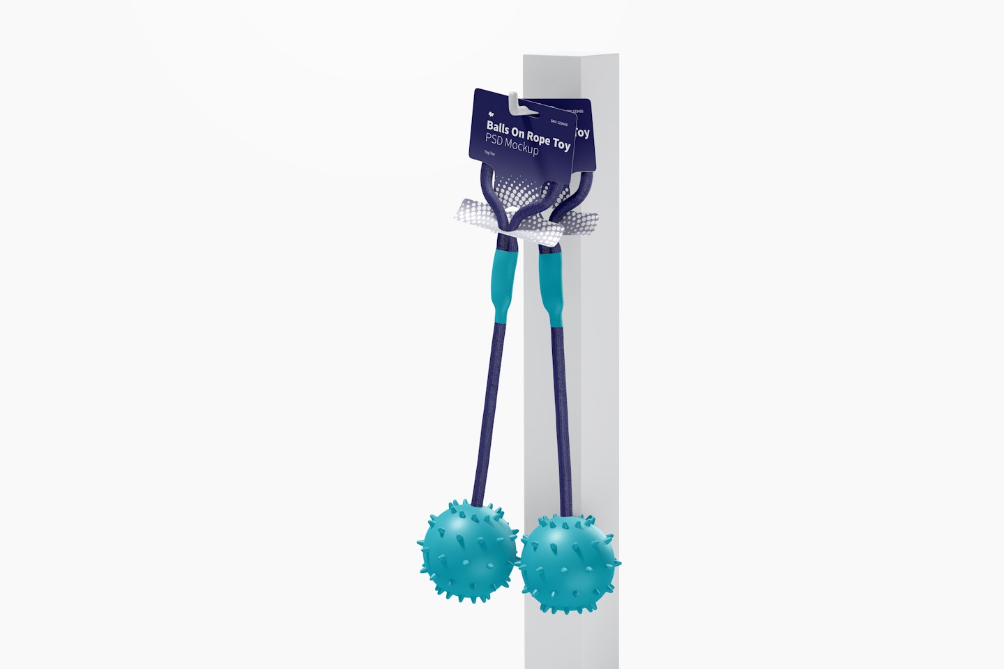 Balls on Rope Toy Blister Mockup