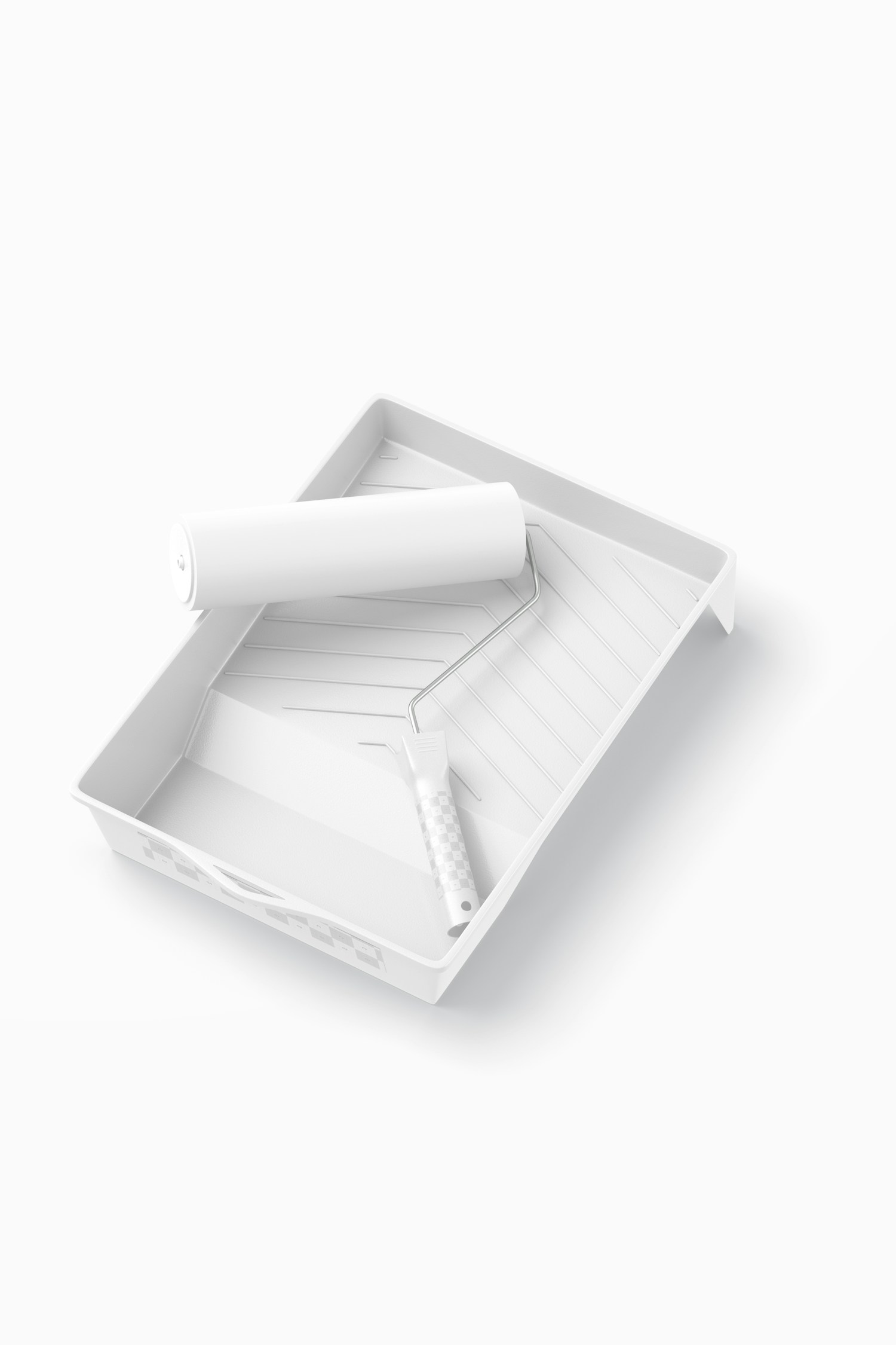 Painting Kit Mockup, Perspective Painting Kit Mockup, Perspective
