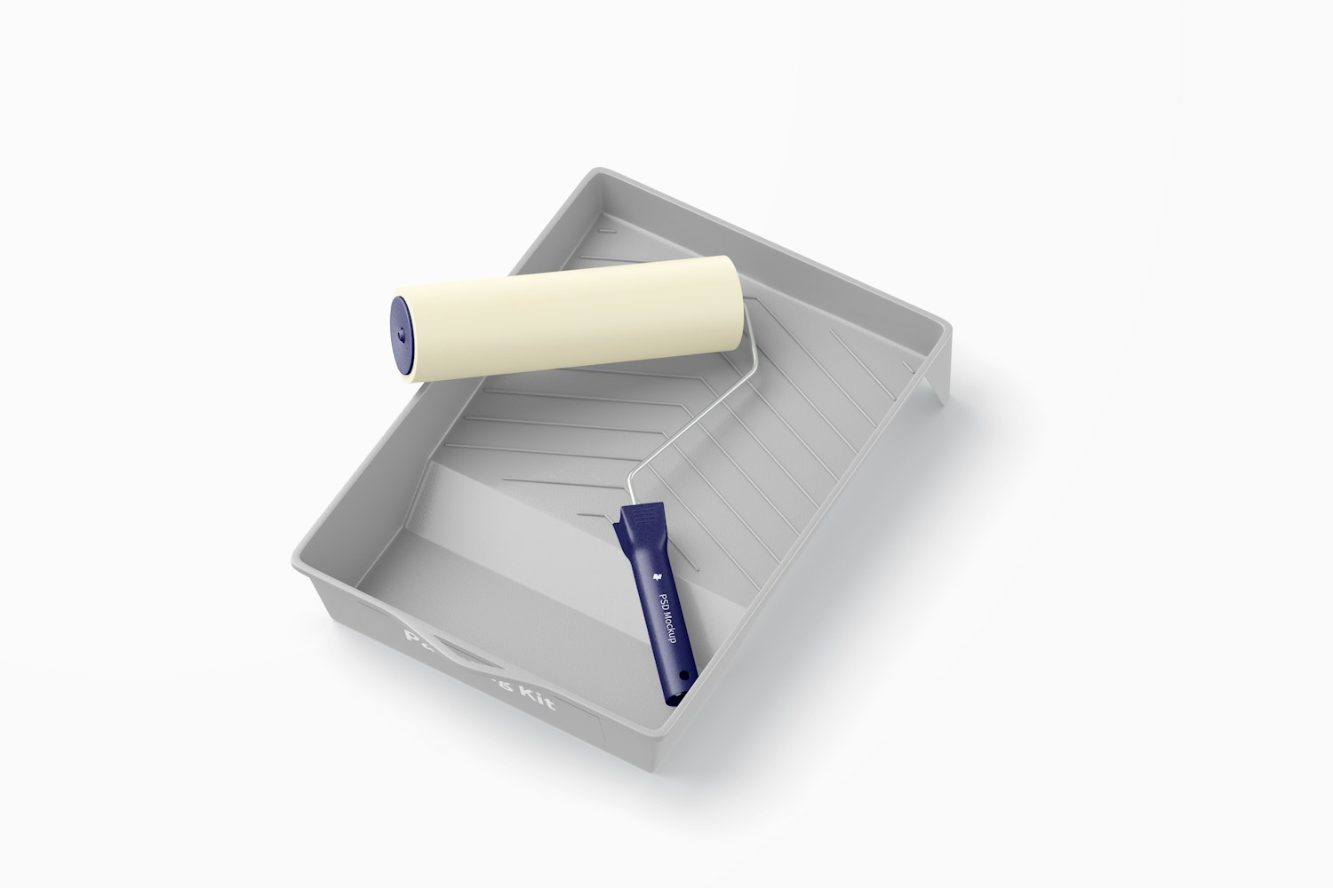 Painting Kit Mockup, Perspective Painting Kit Mockup, Perspective