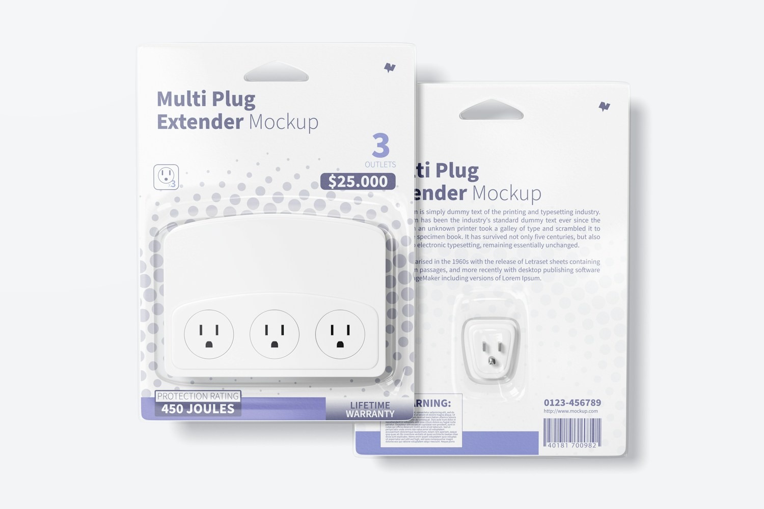 Multi Plug Extender Mockup