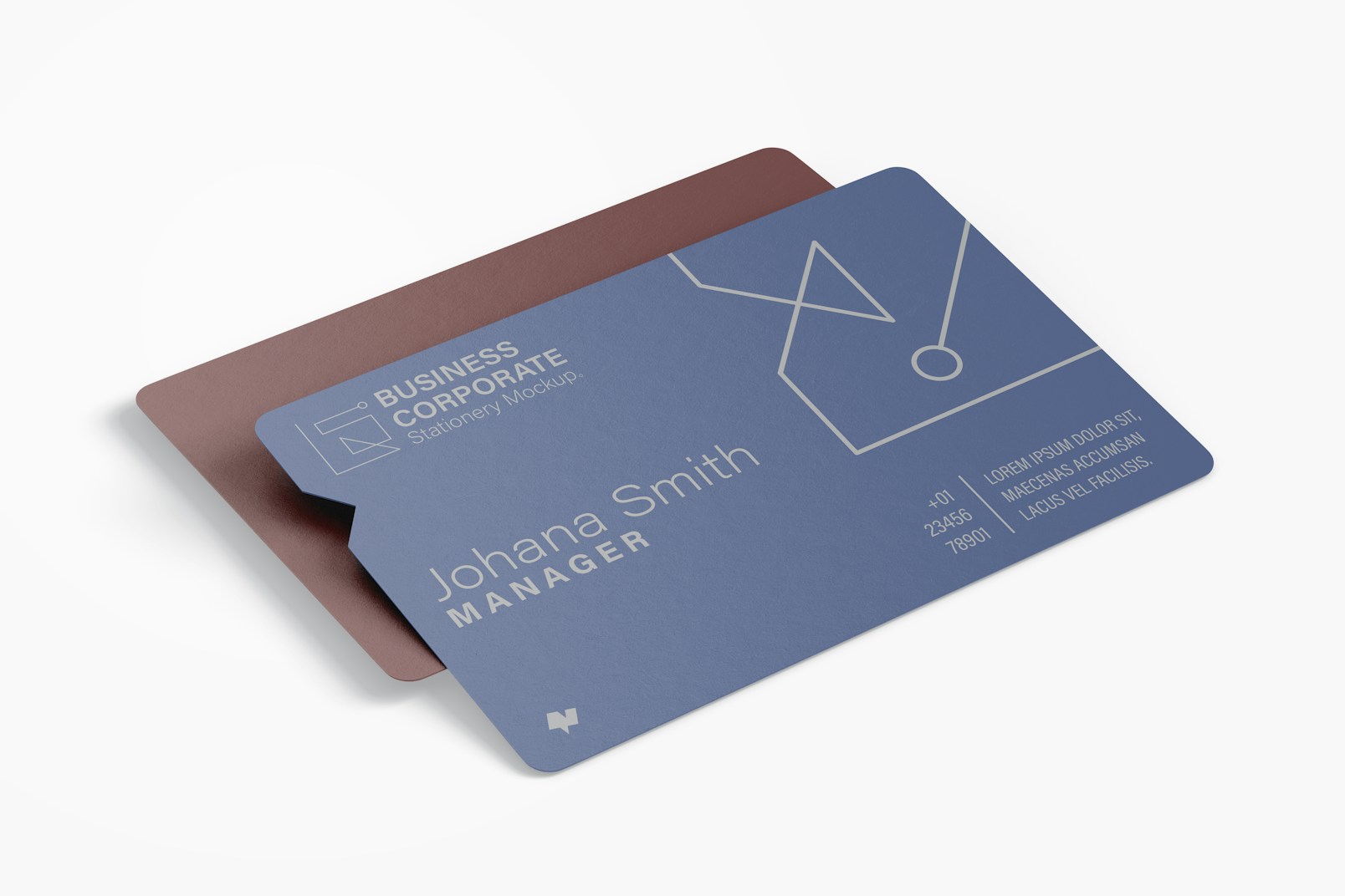 Corporate Business Cards Mockup