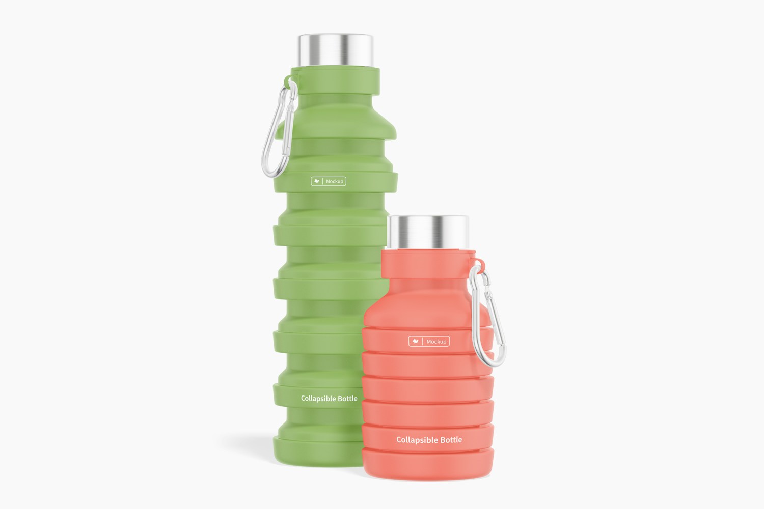Collapsible Water Bottles Mockup