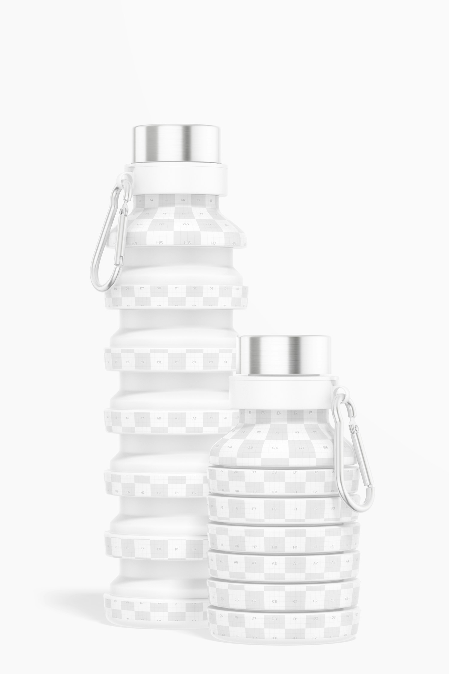 Collapsible Water Bottles Mockup