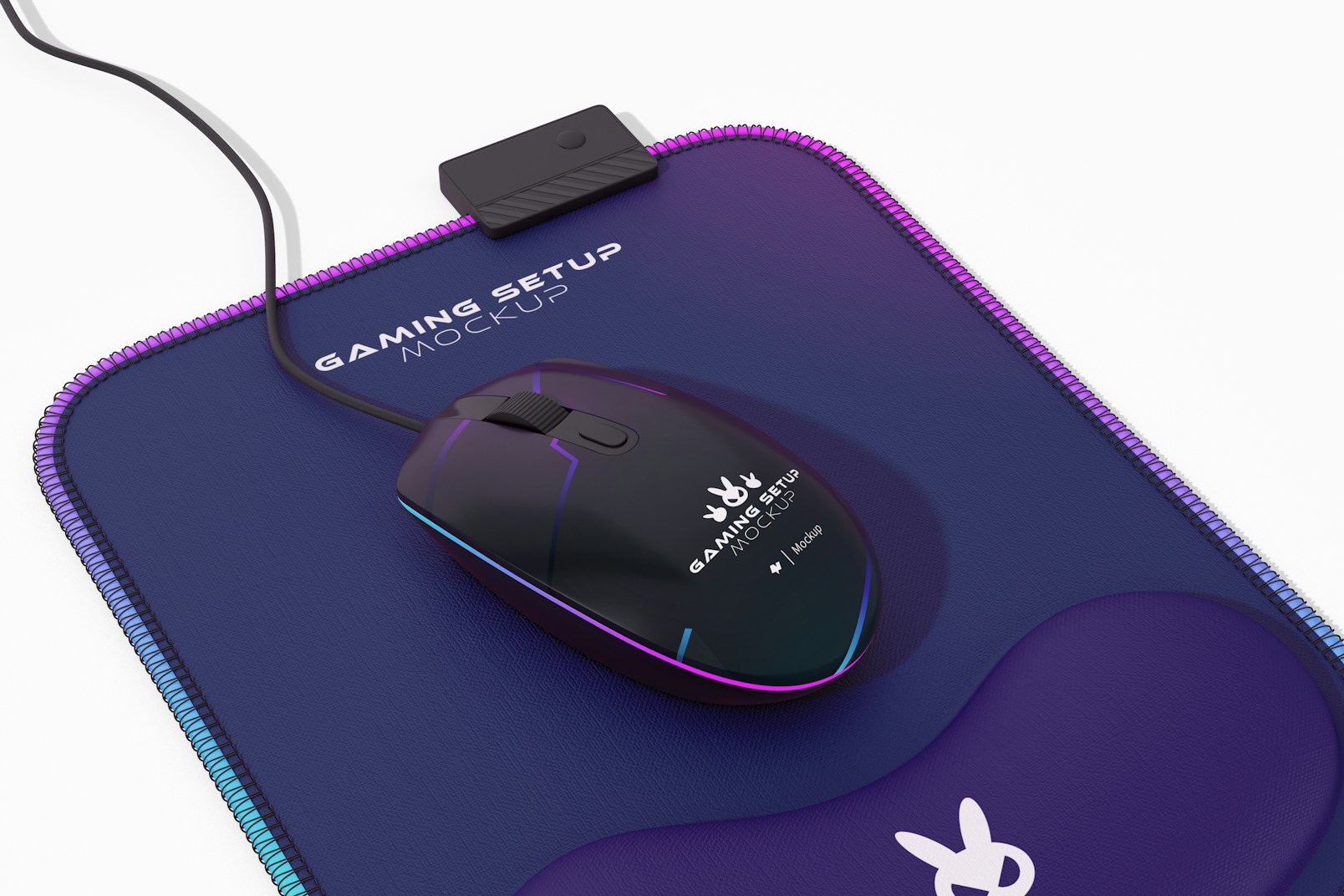 Gaming Mouse Mockup, Perspective