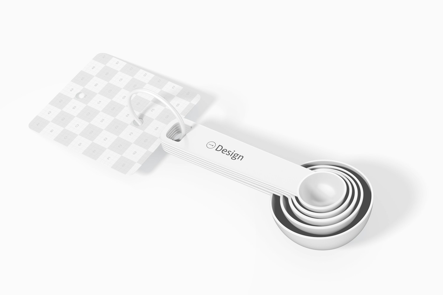 Measuring Spoons Set Mockup Measuring Spoons Set Mockup