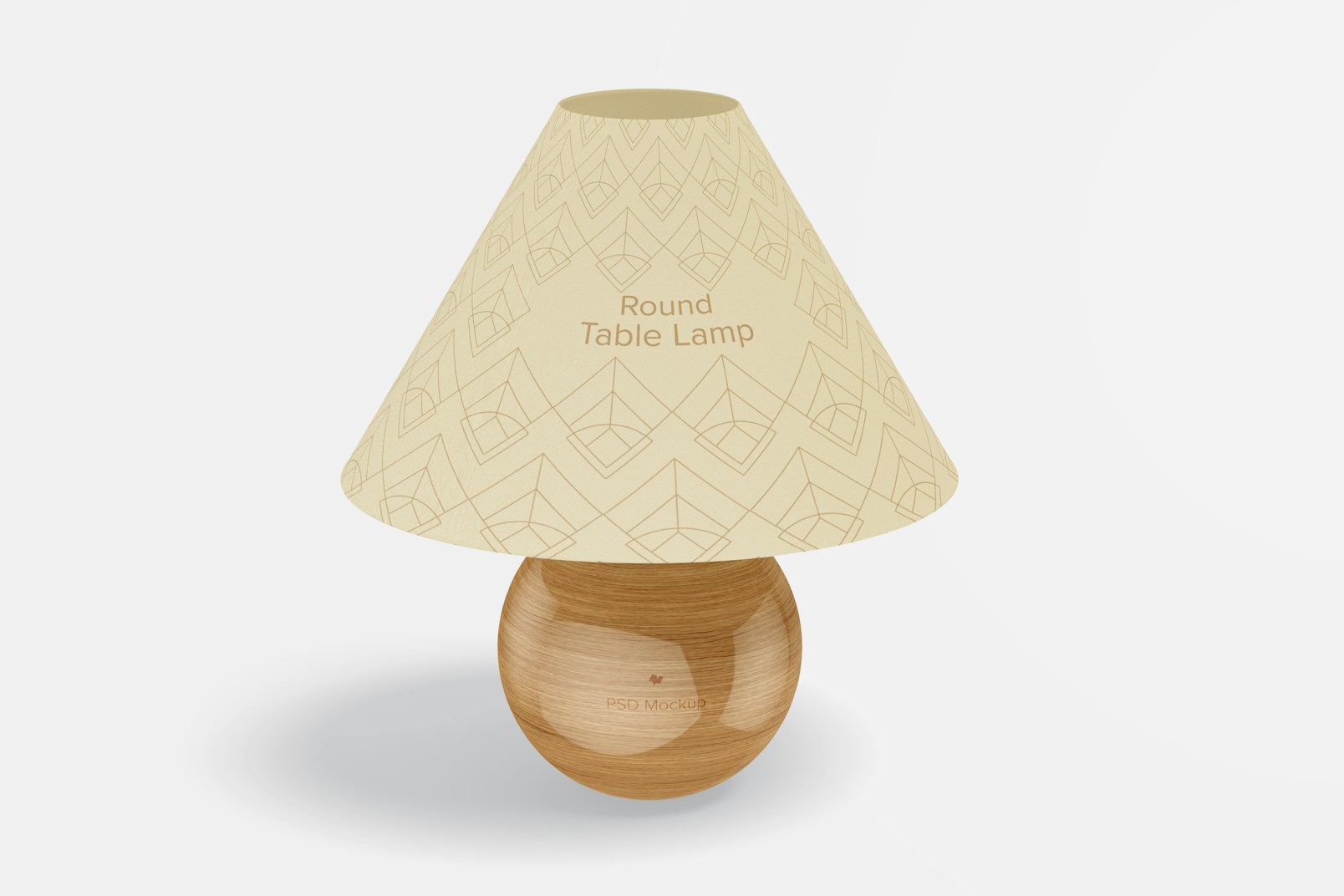 Round Table Lamp Mockup