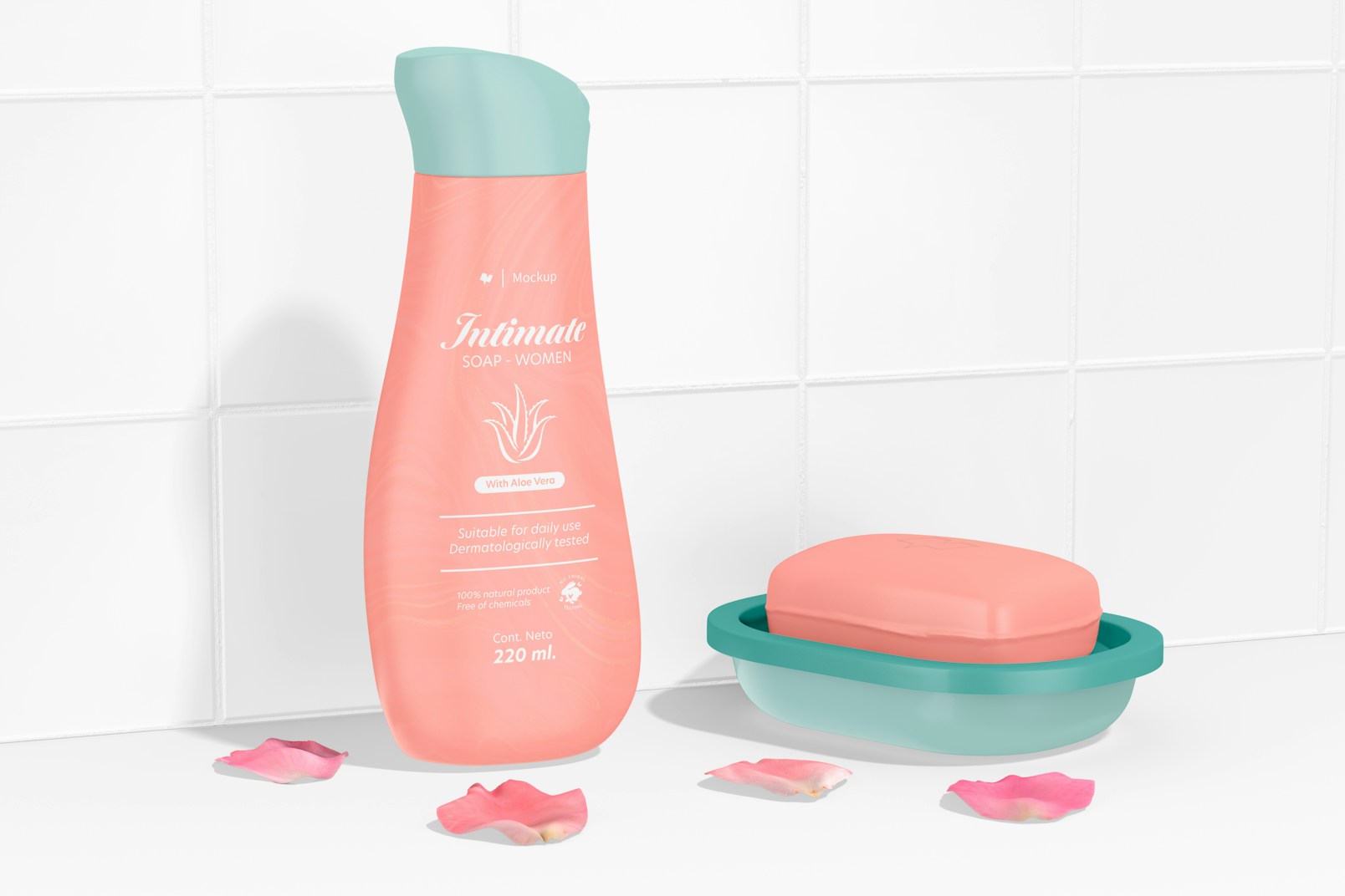 Intimate Soap Container Mockup