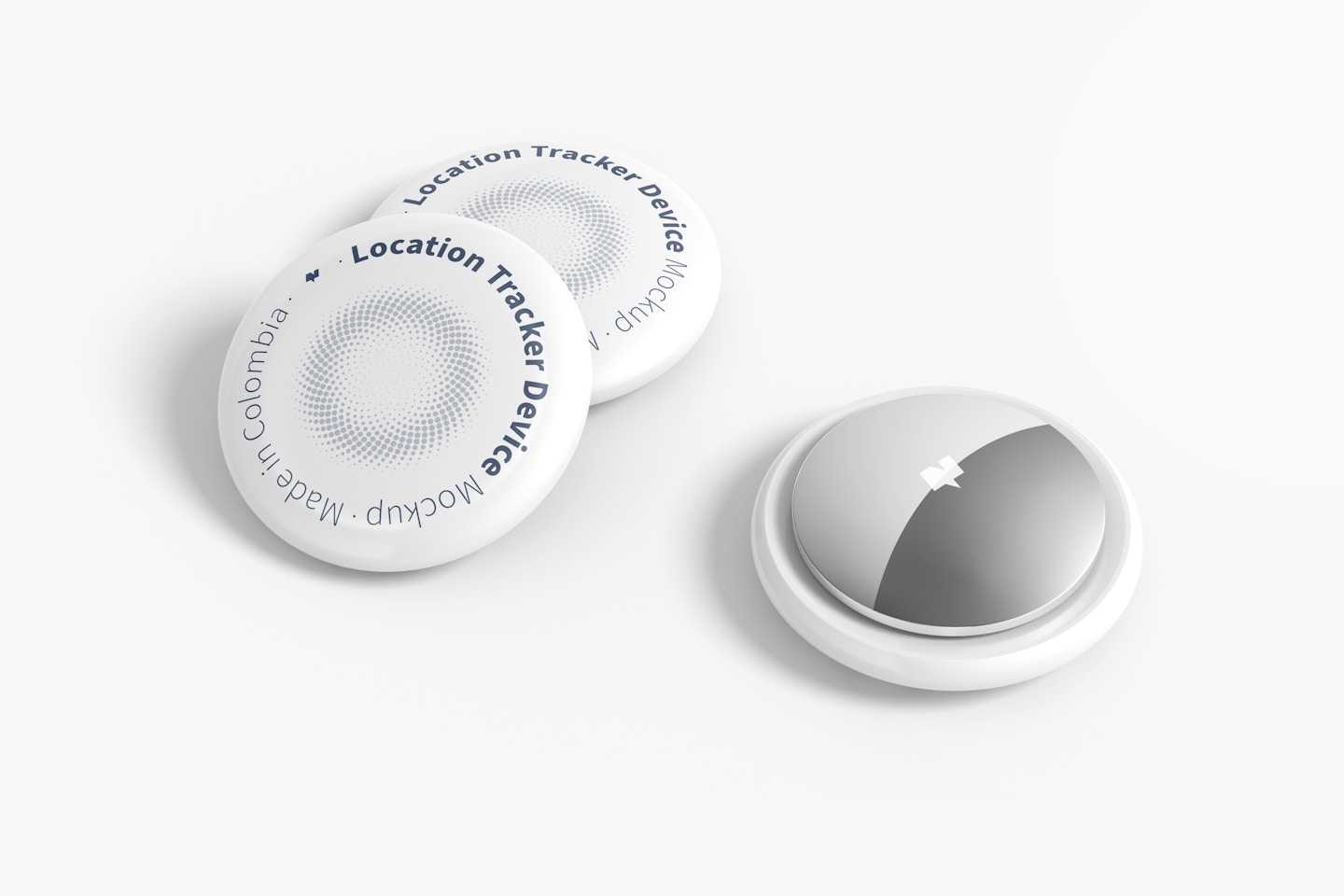 AirTags Mockup, Perspective View 02