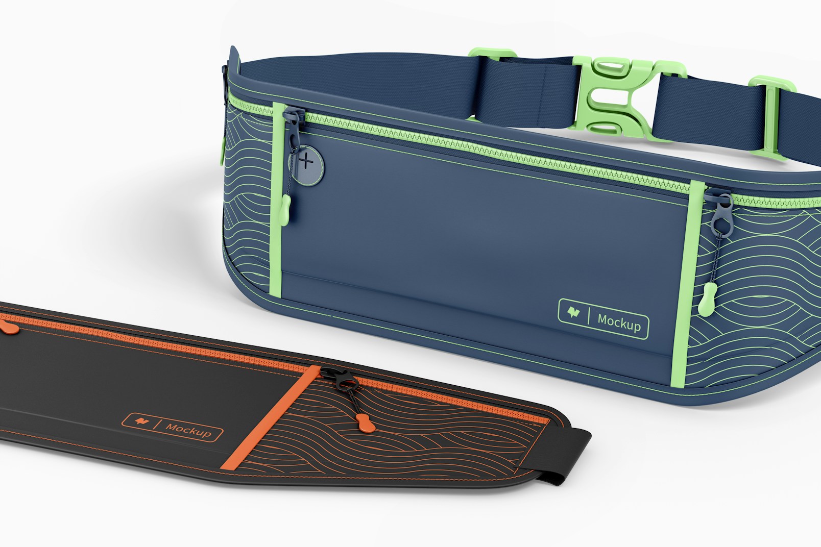 Waist Pack Bag Mockup, Right View