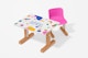 Kindergarten Table and Chair Mockup, Perspective