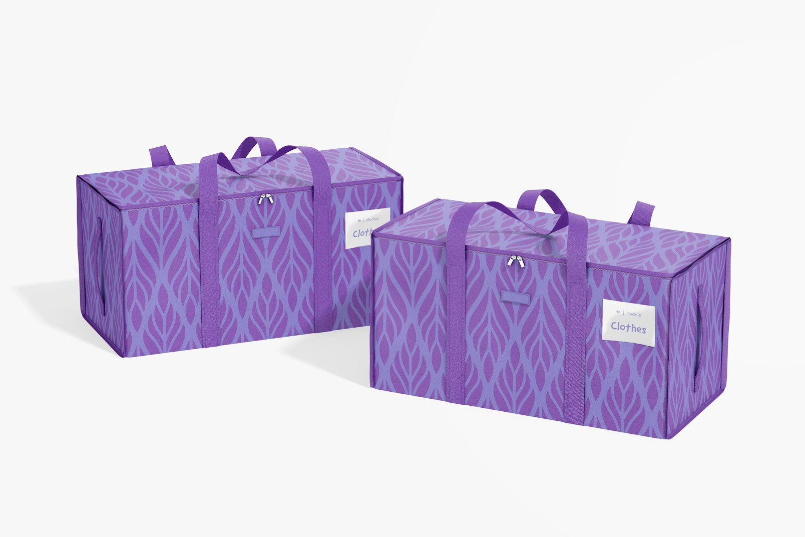 Extra Large Storage Bags Mockup, Perspective