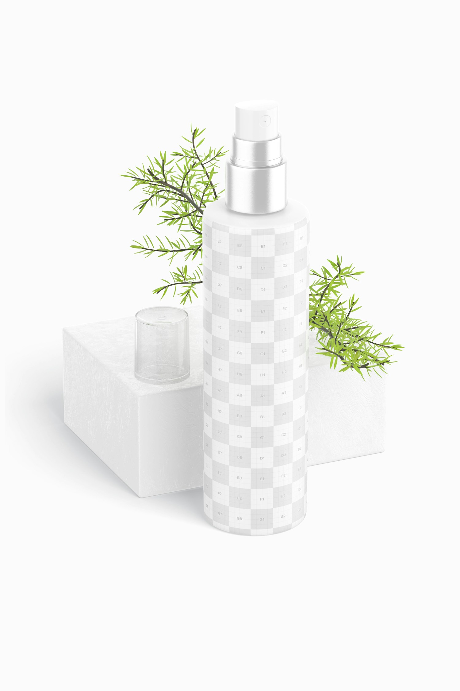 4 Oz Spray Bottle Mockup