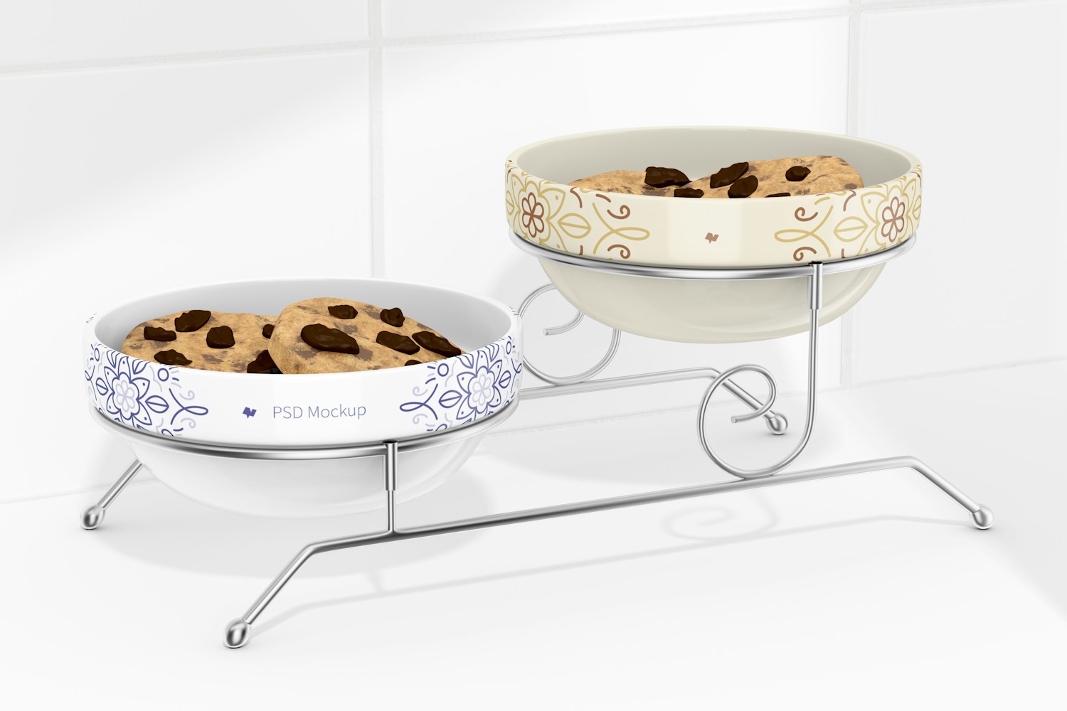 Cookie Stand Mockup, Right View