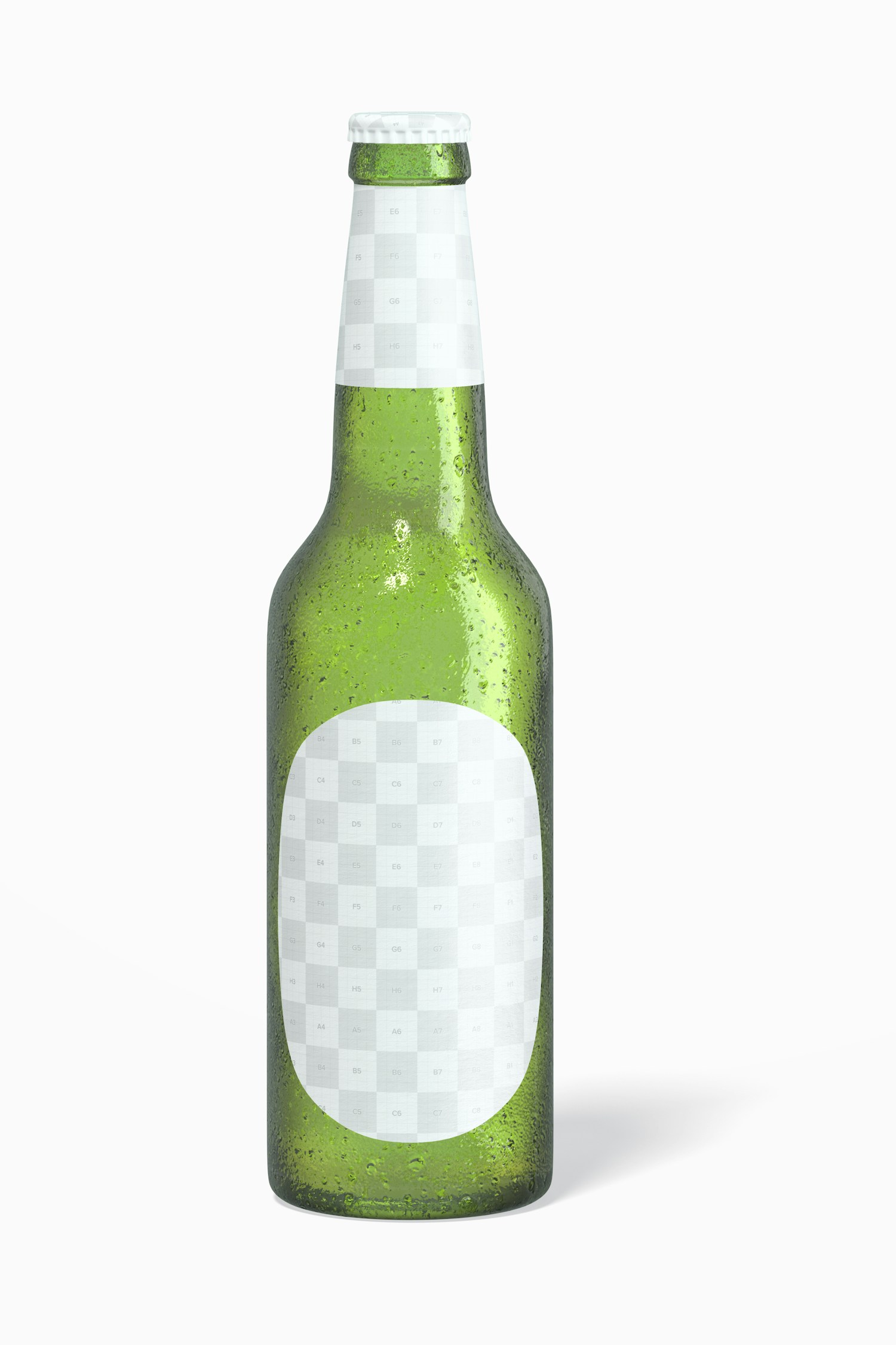 Maqueta de Botella Verde de Cerveza Maqueta de Botella Verde de Cerveza