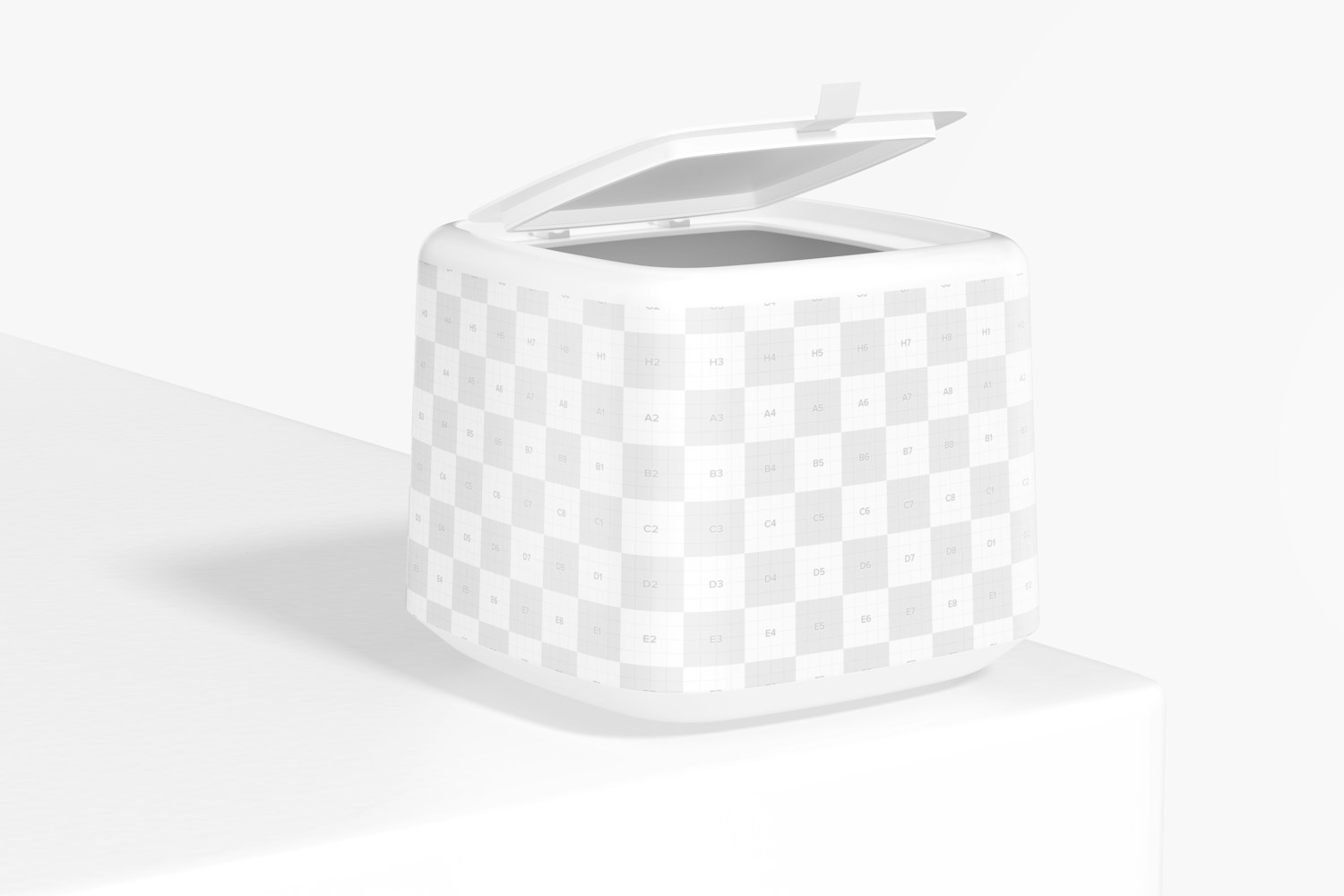 Pet Food Storage Box Mockup 02 Pet Food Storage Box Mockup 02