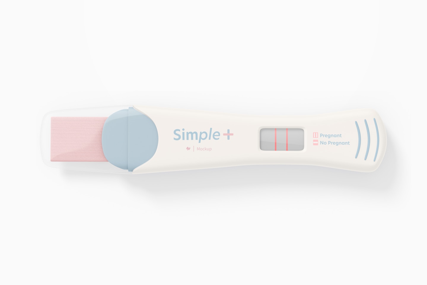 Digital Pregnancy Test Mockup, Top View