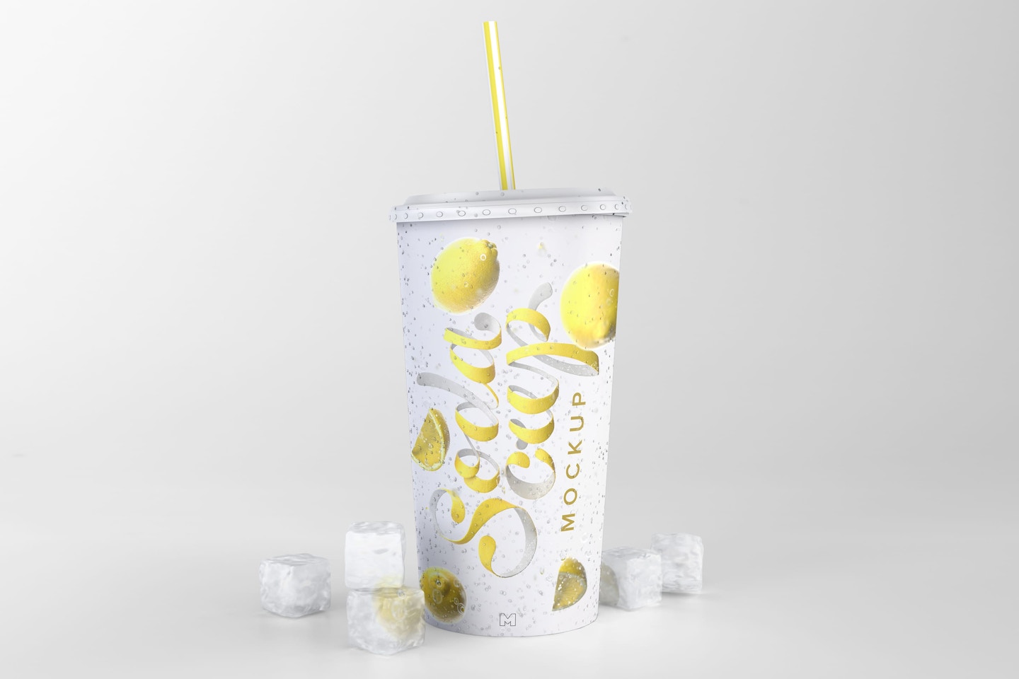 A unique Soda Cup Mockup to create stunning presentations of your promotions.