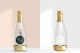 Mini Champagne Bottle Mockup, Front View