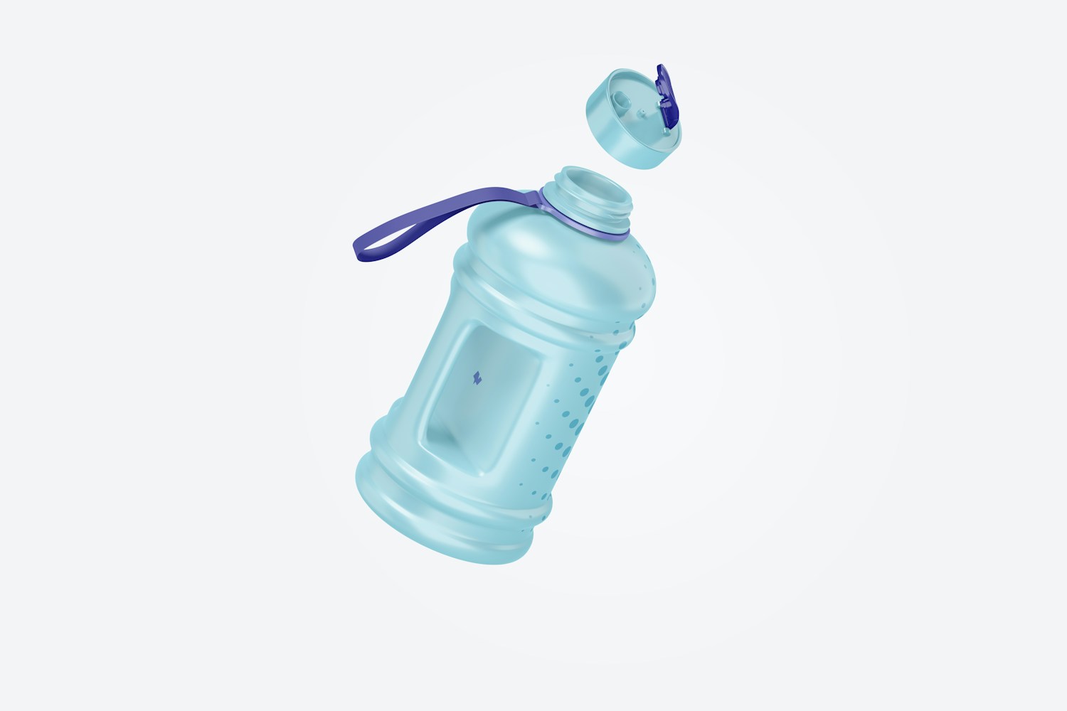 2.2 L Water Bottle Mockup, Floating 2.2 L Water Bottle Mockup, Floating