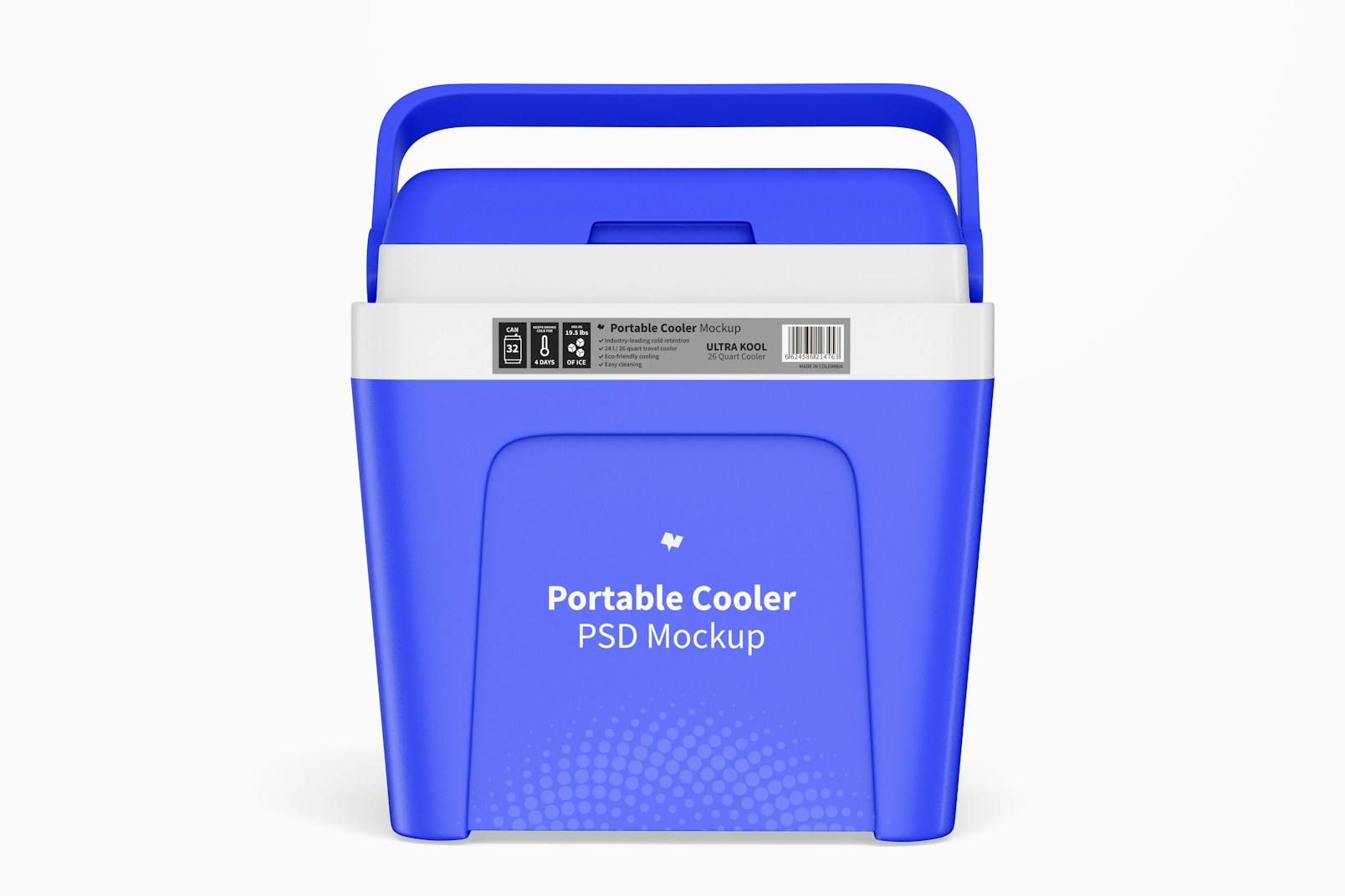 Portable Cooler Mockup