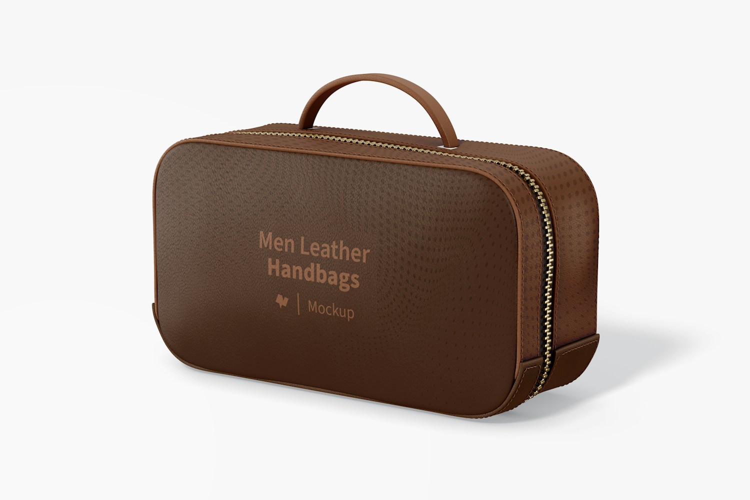 Men Leather Handbag Mockup