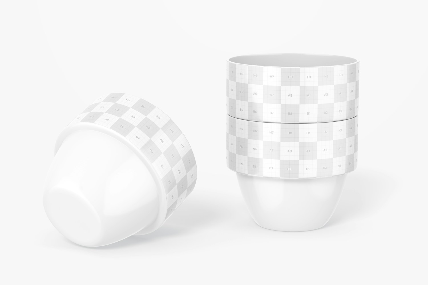 Espresso Cups without Handle Mockup