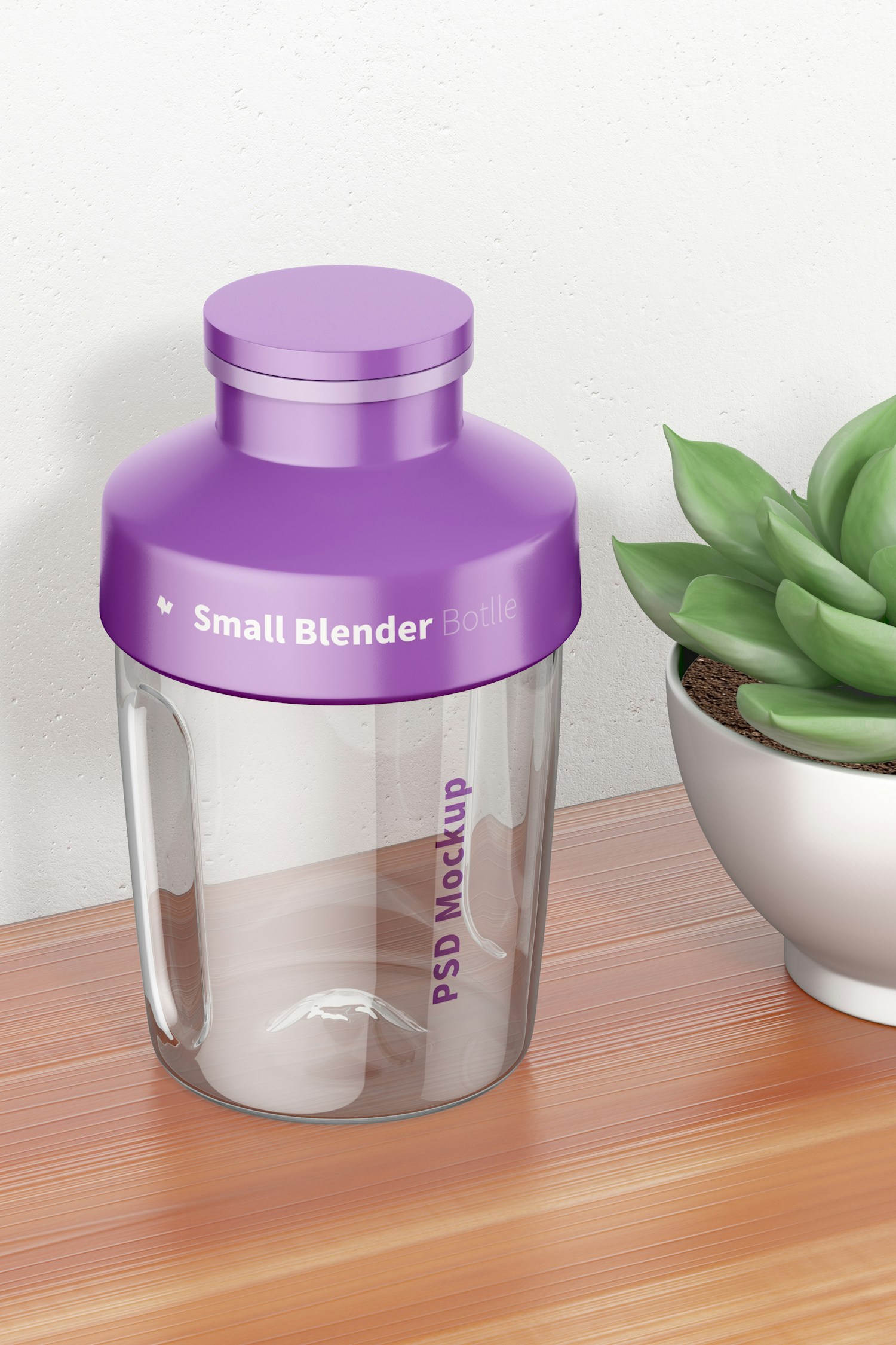 Small Blender Bottle Mockup