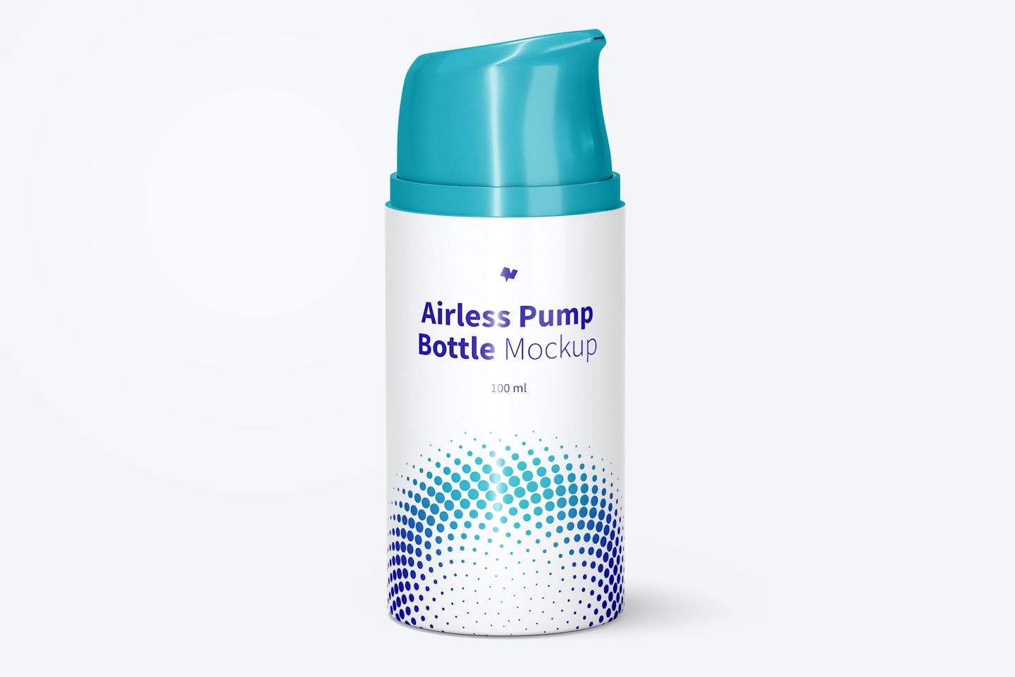100 ml Airless Pump Bottle Mockup