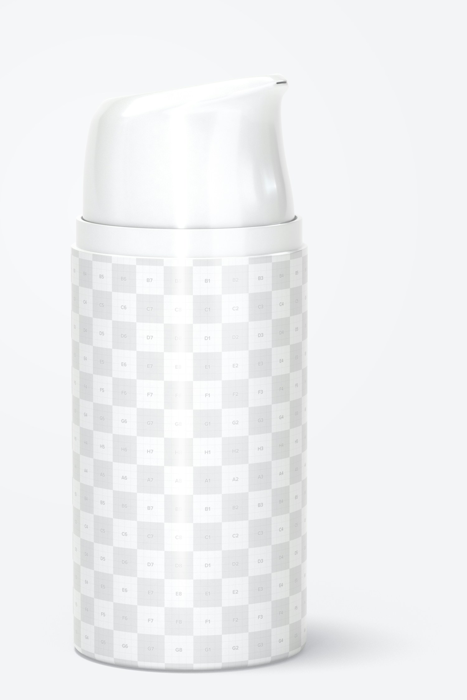 100 ml Airless Pump Bottle Mockup