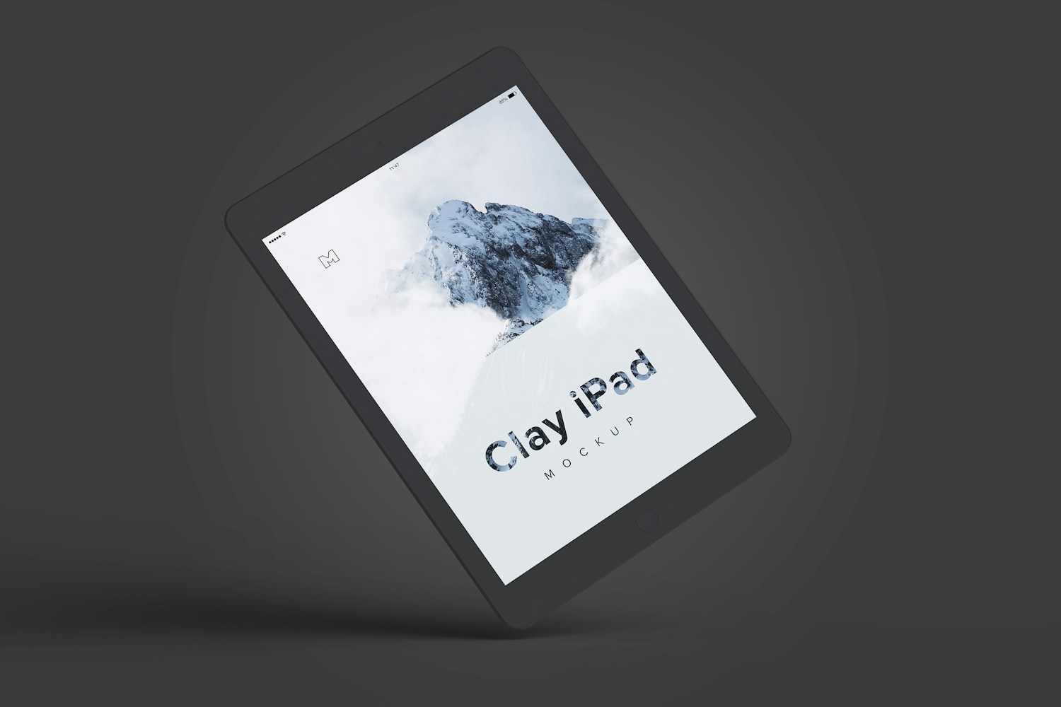 Clay iPad 9.7 Mockup 06