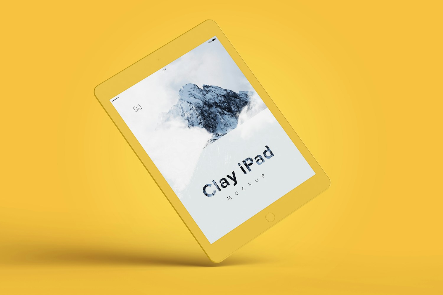 Clay iPad 9.7 Mockup 06