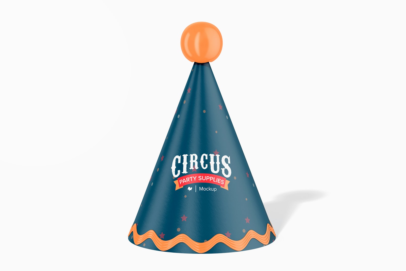 Circus Hat Mockup, Front View