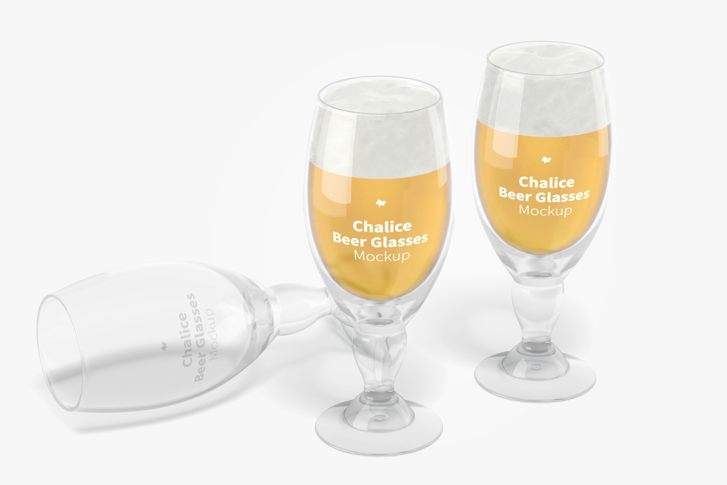 Chalice Beer Glasses Mockup